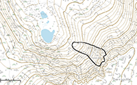 Proposed glacier in Coire an Lochain