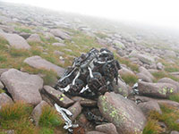 Blenheim engine near the summit of Braeriach