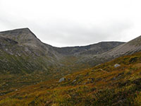 An Garbh Choire and snowpatches in Garbh Choire Mr