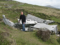 Wreckage of a Catalina on the island of Vatersay