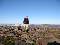 Early morning on the summit of Ben Macdui  