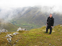 On the Faochag - Sgùrr na Sgine ridge above Glen Shiel  