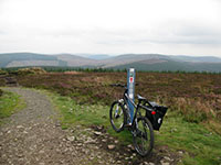 On the summit of Minch Moor in the Borders