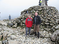 On the summit of Ben Nevis 