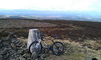 On the summit of Lammer Law